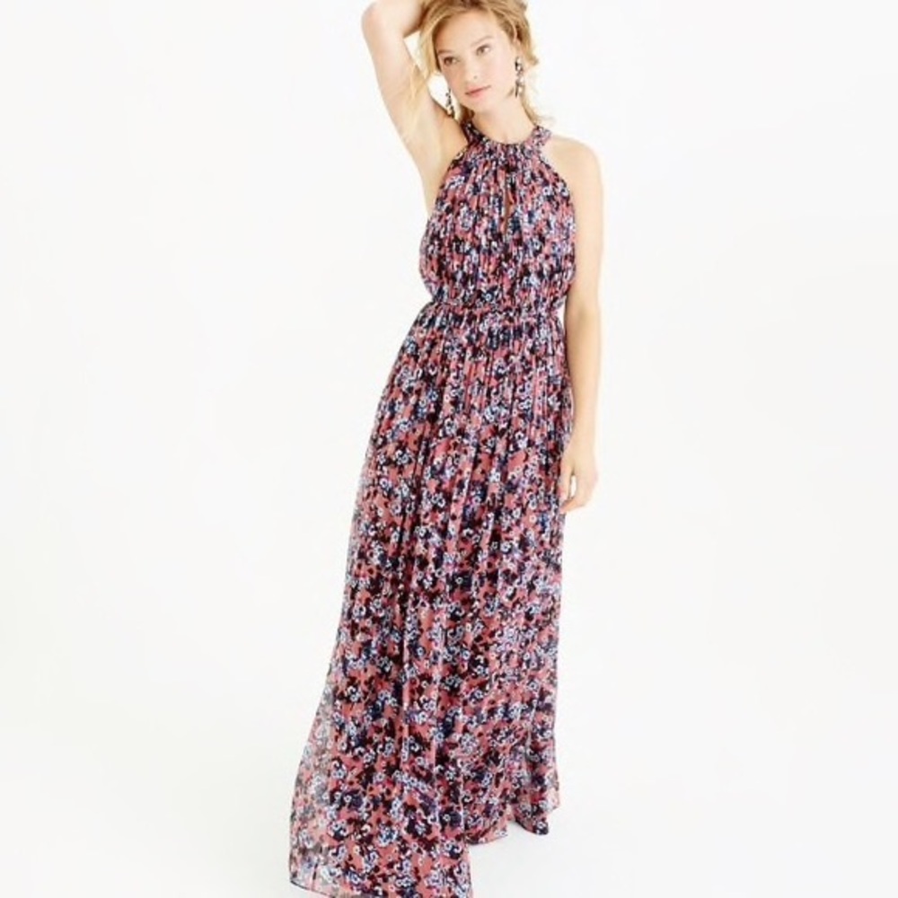 J. Crew Collection Autumn floral gown, size 0